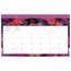 Mead Cambridge® Floral Haze 2027 Monthly Desk Pad Calendar, Compact, 11" x 17 3/4" thumbnail images 1 of 7