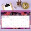 Mead Cambridge® Floral Haze 2027 Monthly Desk Pad Calendar, Compact, 11" x 17 3/4" thumbnail images 2 of 7
