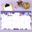 Mead Cambridge® Abigail 2027 Monthly Desk Pad Calendar, Compact, 11" x 17 3/4" thumbnail images 2 of 7