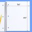 Mead® Spiral Notebook, 1 Subject, College Ruled, 70 Sheets, 8" x 10 1/2", 6 Pack thumbnail images 3 of 6