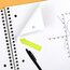 Mead® Spiral Notebook, 1 Subject, Graph Ruled, 100 Sheets, 7 1/2" x 10 1/2", Blue thumbnail images 4 of 6