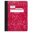 Mead® Square Deal® Color Composition Book, Wide Ruled, 100 Sheets, 7 1/2" x 9 3/4", Red thumbnail images 1 of 6