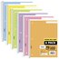 Mead® Spiral Notebook, 1 Subject, Wide Ruled, 70 Sheets, 8" x 10 1/2", 6 Pack, Colors Will Vary thumbnail images 1 of 6