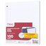 Mead® Reinforced Filler Paper, Wide Ruled, 8" x 10 1/2", 100 Sheets/Pack thumbnail images 1 of 6