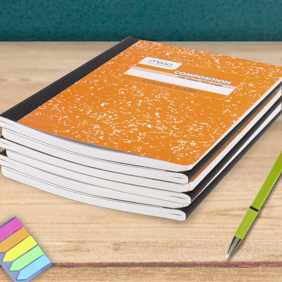 Mead® Color Composition Book, College Ruled, 100 Sheets, 7 1/2