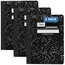 Mead® Composition Book, College Ruled, 100 Sheets, 7 1/2" x 9 3/4", Black Marble, 3 Pack thumbnail images 1 of 7