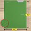 Five Star® Stay-Put Plastic 2-Pocket and Prong Folder, Retro Green thumbnail images 5 of 6