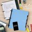 Five Star Flex® Refillable Notebook Plus Study App, 60 Sheets, College Ruled, 8 1/2" x 11", Sky Blue thumbnail images 3 of 6