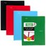 Five Star® Plastic 2-Pocket and Prong Folder, 4 Pack, Black, Fire Red, Retro Green, Sky Blue thumbnail images 1 of 6