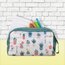 Mead® Plant Doodles Zippered Pencil Pouch, White thumbnail images 5 of 5