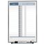 Quartet Matrix In Out Board, 11" x 16", Magnetic, Track Up To 15 Employees thumbnail images 1 of 6