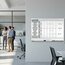 Quartet Matrix In Out Board, 23" x 16", Magnetic, Track Up To 15 Employees thumbnail images 5 of 6