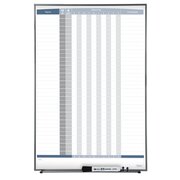 Quartet Matrix In Out Board, 34" x 23", Magnetic, Track Up To 36 Employees
