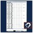 Quartet Matrix In Out Board, 34" x 23", Magnetic, Track Up To 36 Employees thumbnail images 2 of 6