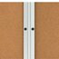 Quartet® Enclosed Cork Bulletin Board for Indoor Use, 2' x 3', 1 Door, Aluminum Frame thumbnail images 4 of 8