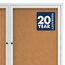 Quartet® Enclosed Cork Bulletin Board for Indoor Use, 4' x 3', 2 Doors, Aluminum Frame thumbnail images 4 of 8