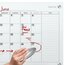 Quartet Infinity® Glass Magnetic Calendar Board, 48" x 36" (4' x 3'), White Surface thumbnail images 3 of 10