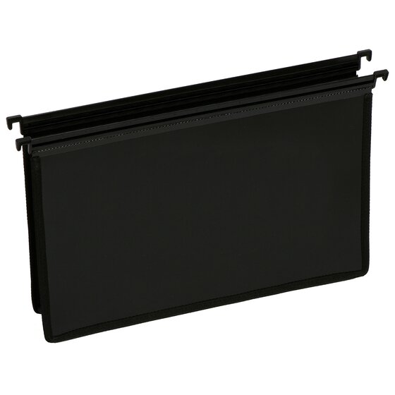 Marbig PP Suspension Files – Foolscap Extra Capacity, Black (Pack of 5)
