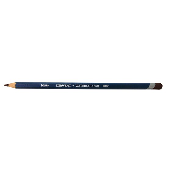 Derwent Watercolour Pencil – Burnt Carmine 65 | Water-Soluble Art Pencil with Hexagonal Grip