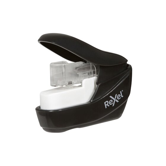 Rexel Stapleless 4-Sheet Stapler – Black