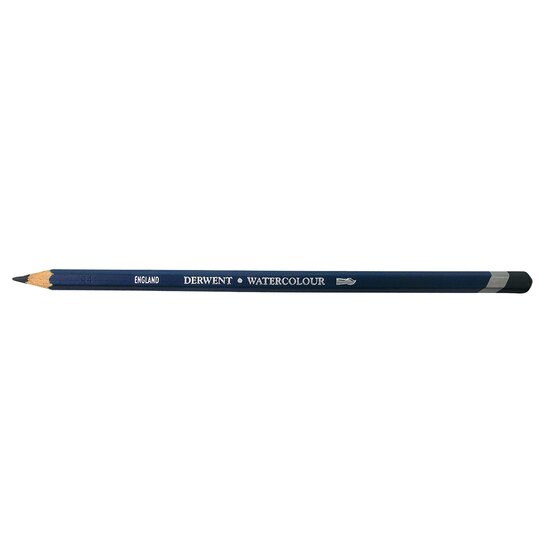 Derwent Watercolour Pencil – Ivory Black 67 | Hexagonal Barrel, Water-Soluble