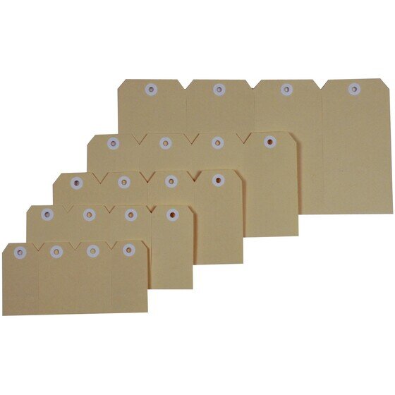 Esselte Shipping Tags No.1 35x70mm Buff – 1000 Pack