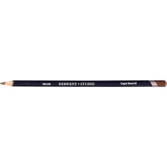 Derwent Studio Pencil – Copper Beech 61 | Fine-Point Blendable Colour for Precision Drawing