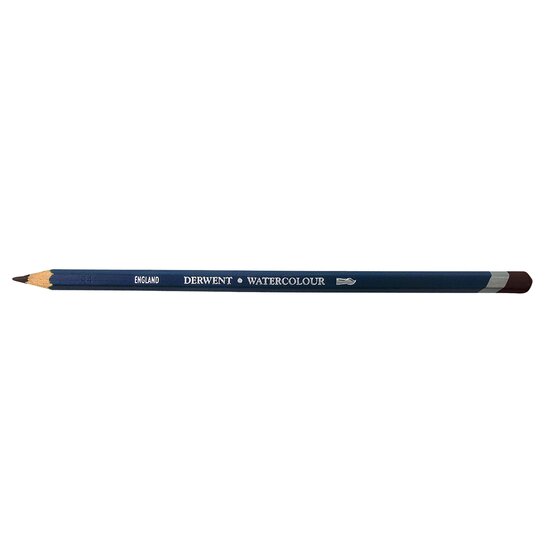 Derwent Watercolour Pencil – Chocolate 66 | Water-Soluble Art Pencil with Hexagonal Grip