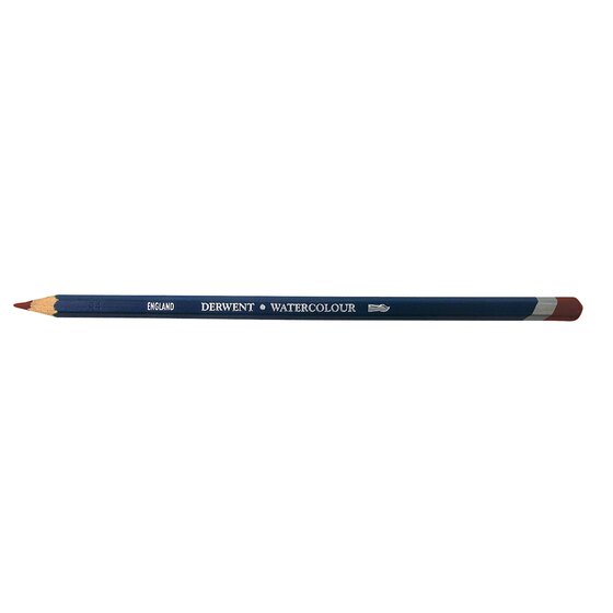 Derwent Watercolour Pencil – Venetian Red 63 | Water-Soluble Art Pencil with Hexagonal Grip