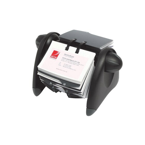 Marbig Professional MBGPRO Rotary Business Card File with Sleeve