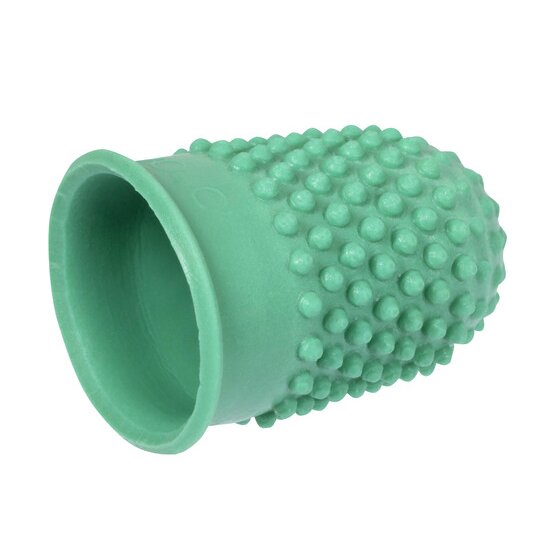 REXEL Finger Cones Size 0 Green – Pliable Rubber Thimblettes for Paper and Money Handling