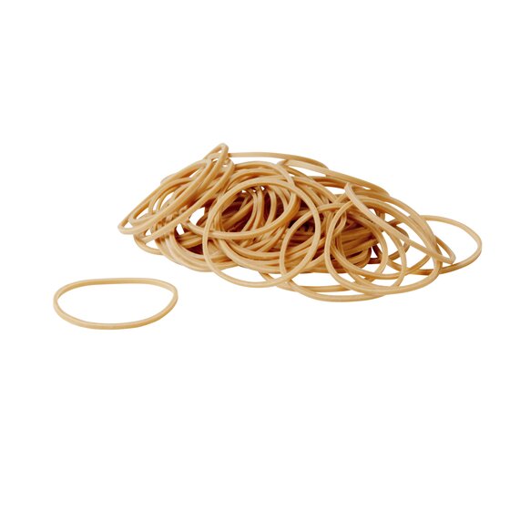 Esselte Superior Rubber Bands – Size 8, Natural Rubber