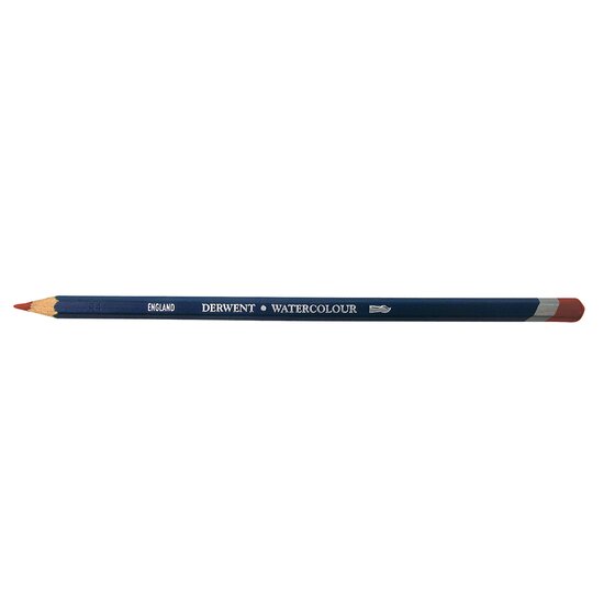 Derwent Watercolour Pencil – Terracotta 64 | Water-Soluble Art Pencil with Hexagonal Grip