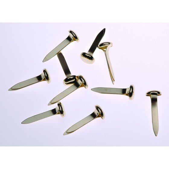 Esselte Paper Fastener Steel 19mm – Box of 200, Brass-Plated