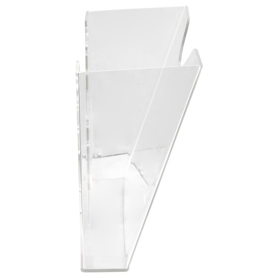 Esselte Wall Mount Document Pocket – Landscape, Clear | Office Record & File Holder