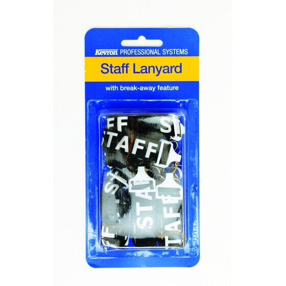 KEVRON ID1046 Pre-Printed Staff Lanyard – Pack of 5