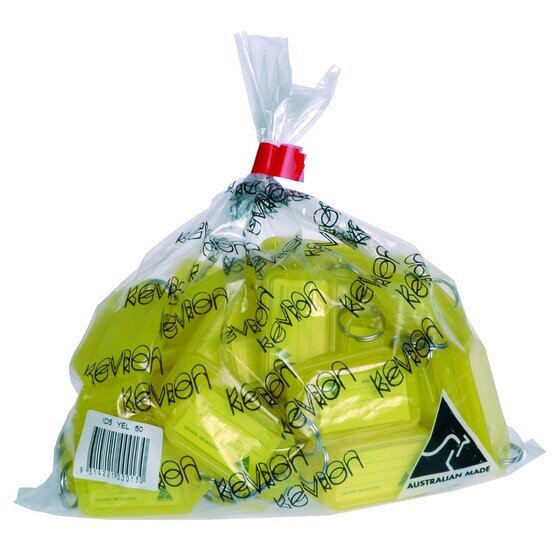 Kevron id5 Keytags – Yellow – Bag of 50