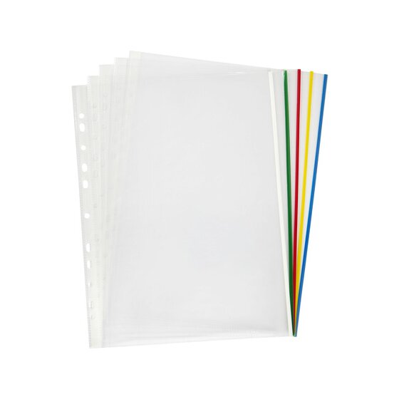 Marbig Heavyweight A4 Expanding Sheet Protectors – 10 Pack (CopySafe)
