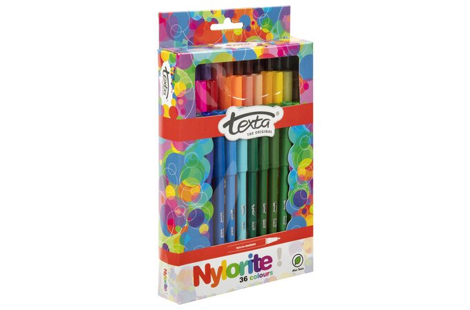 Texta Colouring In TEXTA NYLORITE COLOURING MARKER PACK 36 | KIDS COLOURING | ACCO Partner