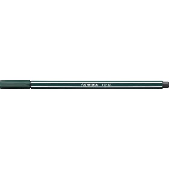 STABILO Pen 68 Fibre Tip Pen – Earth Green | 1.0mm M-Tip
