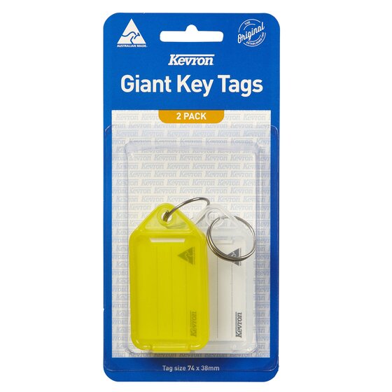 Kevron ID30 Giant Keytags Assorted – Pack of 2