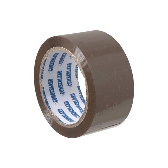 Cumberland Packaging Tape 48mm x 75m Brown — Pack of 6