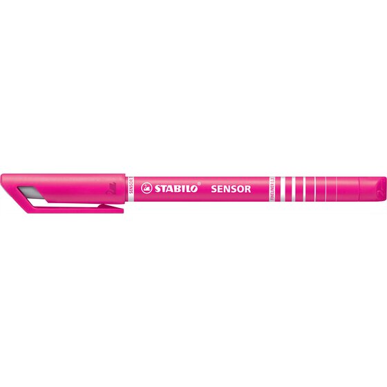 STABILO Sensor Fineliner – Pink – Box of 10