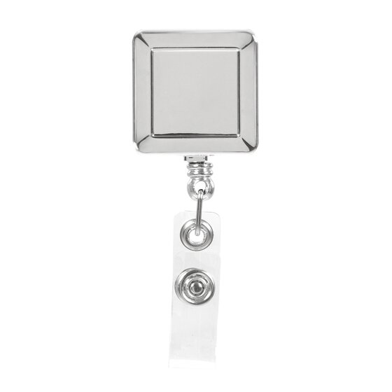 REXEL ID Heavy Duty Badge Reel Chrome