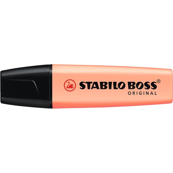 STABILO BOSS Pastel Highlighter – Creamy Peach (Box of 10)