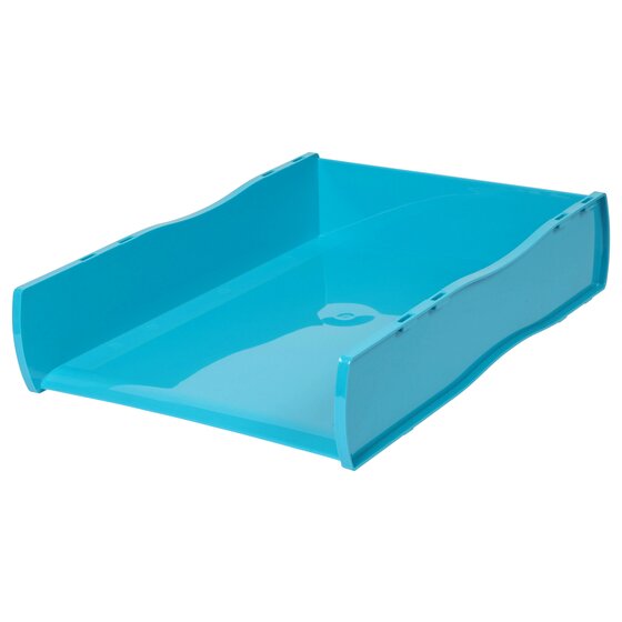 Esselte Nouveau Document Tray – Marine | Stackable Desk Organizer, Made in Australia