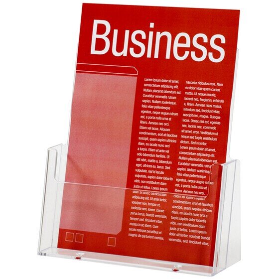 Esselte Brochure Holder Free Standing A5 – Moulded Display for Desks & Trade Stands
