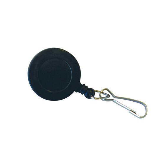 Kevron ID1021 Badge Reel – Clip-On Swivel, Black