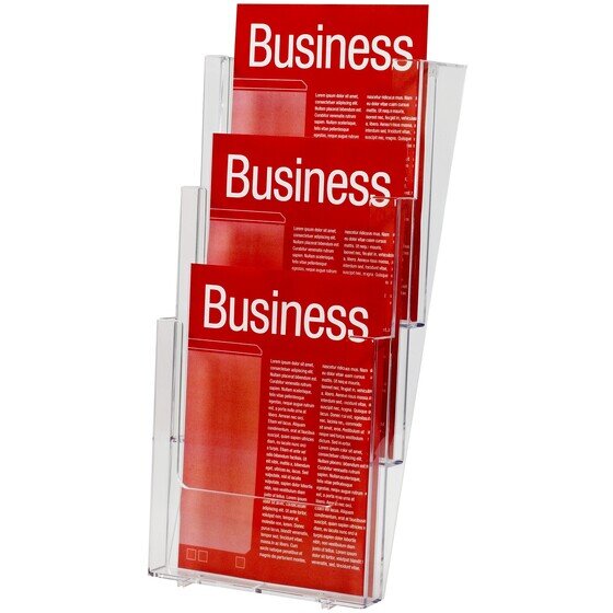 Esselte Brochure Holder Wall-Mounted A4 – 3 Pockets
