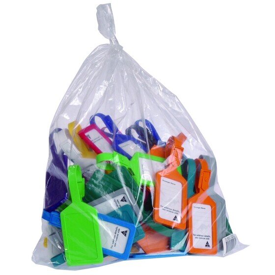 Kevron ID4 Luggage Tags – Assorted Colours, Bag of 50